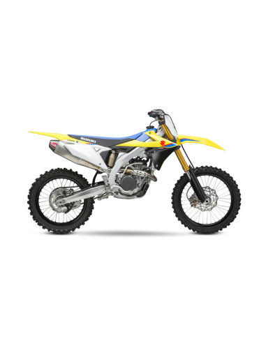 Silencieux YOSHIMURA RS-4 Signature Series alu/casquette carbone Suzuki RM-Z250