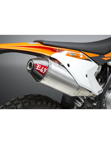 Silencieux YOSHIMURA RS-4 Signature Series aluminium/casquette carbone KTM/Husqvarna