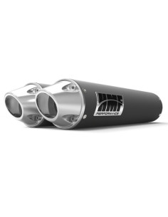 Silencieux HMF Dual Performance Series - Gun Metal/ Euro Polaris RZR