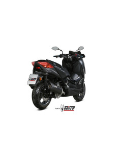 Silencieux MIVV Mover inox noir/casquette ABS noir Yamaha T-Max 300 2