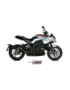 Silencieux MIVV MK3 Steel Black/casquette inox Suzuki GSX-S1000