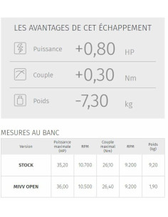 Silencieux MIVV GP inox noir casquette carbone Yamaha MT-03 2