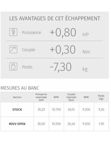 Silencieux MIVV GP inox noir casquette carbone Yamaha MT-03