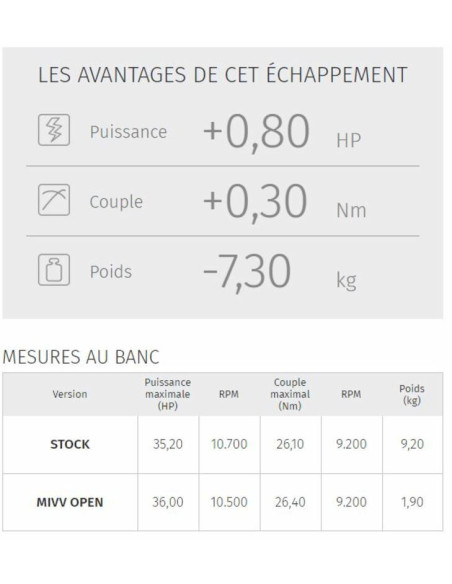 Silencieux MIVV GP inox noir casquette carbone Yamaha MT-03