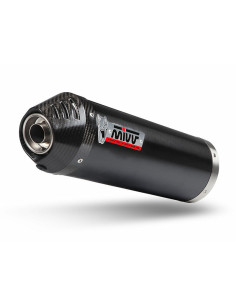 Silencieux MIVV Oval titane/casquette carbone Kymco Xciting 400I 2