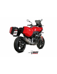 Silencieux MIVV Oval titane/casquette carbone BMW F900XR 2