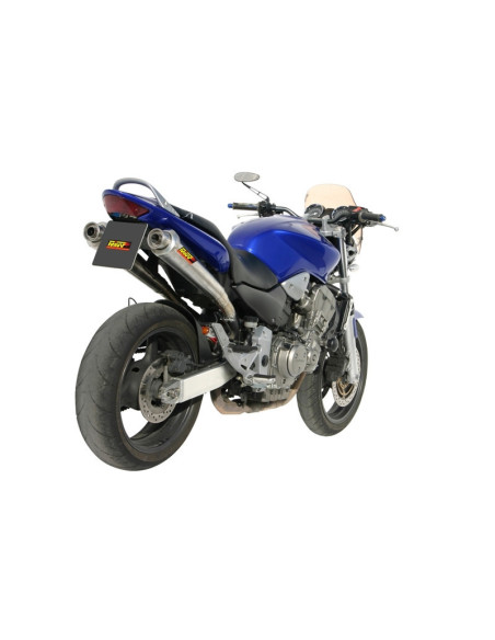 Silencieux double MIVV X-Cone inox Honda CB900F Hornet