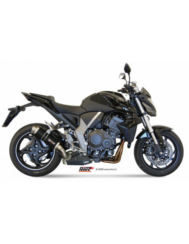 Silencieux MIVV GP inox brossé noir Honda CB1000R