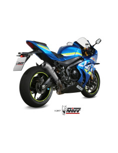 Silencieux MIVV Ghibli inox/casquette inox Suzuki GSX-R 1000 2