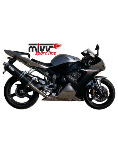 Silencieux MIVV Oval Classic carbone Yamaha YZF-R1