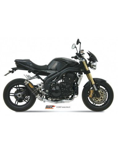 Silencieux MIVV GP carbone  Triumph Speed Triple 1050