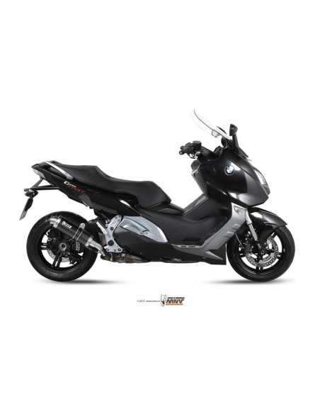 Silencieux MIVV GP carbone/casquette inox BMW C600 Sport/GT