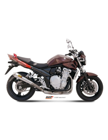 Silencieux MIVV X-Cone inox brossé Suzuki GSX650F/GSF650 Bandit