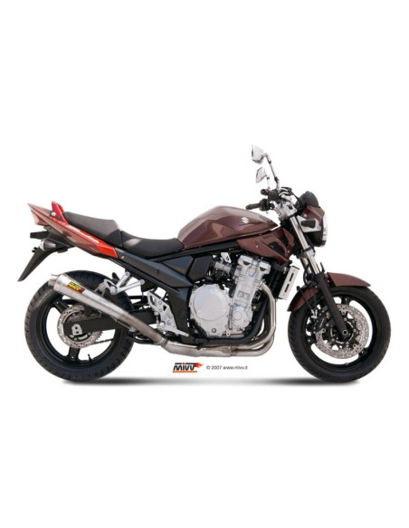 Silencieux MIVV X-Cone inox brossé Suzuki GSX650F/GSF650 Bandit