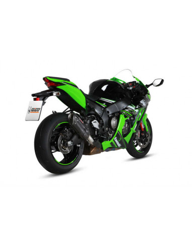 Silencieux MIVV Suono inox brossé noir Kawasaki ZX-10R