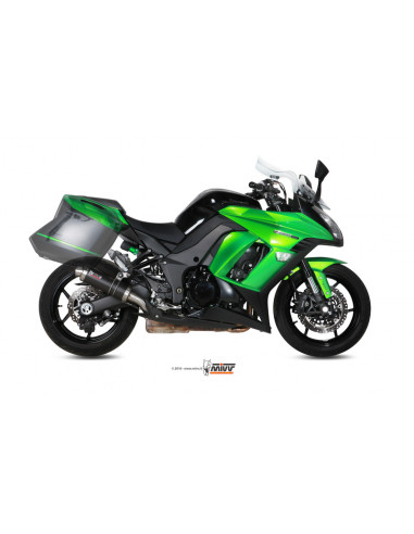 Silencieux MIVV GP carbone casquette inox Kawasaki Z1000SX