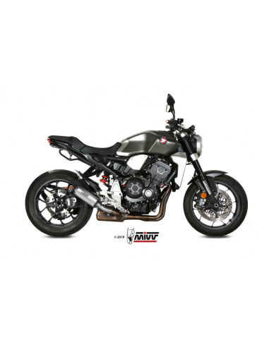 Silencieux MIVV MK3 inox/casquette inox Honda CB1000R