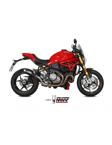 Silencieux MIVV GP Pro carbone/casquette inox Ducati Monster 1200