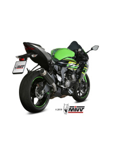 Silencieux MIVV MK3 carbone/casquette inox Kawasaki ZX6R 636 2