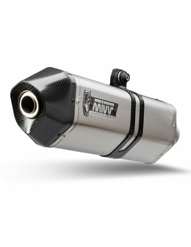 Silencieux MIVV Speed Edge inox/casquette carbone BMW R1250GS