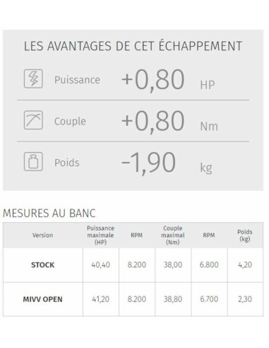 Silencieux MIVV GP Carbone casquette carbone Honda CB500X