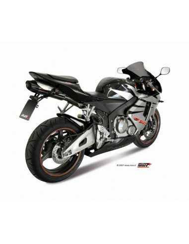 Silencieux MIVV Suono inox/casquette carbone Honda CBR600RR