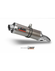 Silencieux double MIVV Oval Classic inox Yamaha TDM900