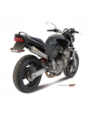 Silencieux MIVV X-Cone inox brossé Honda CB600F Hornet