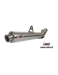 Silencieux MIVV X-Cone inox brossé Honda CB600F Hornet 2