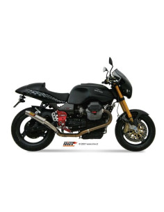 Silencieux double MIVV X-Cone inox Motoguzi V11 2