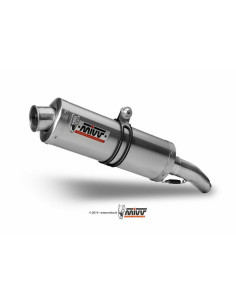 Silencieux double MIVV Oval Classic inox Yamaha XT660 X/R/Z