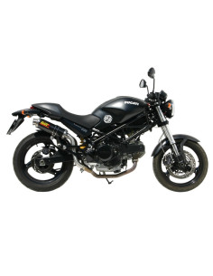 Silencieux double MIVV Oval Classic carbone Ducati Monster 695 2