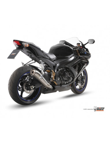 Silencieux MIVV Ghibli inox Suzuki GSX-R600/GSX-R750