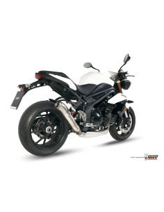 Silencieux MIVV Ghibli inox Triumph Speed Triple 1050