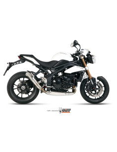 Silencieux MIVV Ghibli inox Triumph Speed Triple 1050 2