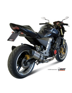 Silencieux double MIVV Suono inox/casquette carbone Kawasaki Z1000