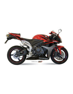 Silencieux double MIVV X-Cone Plus inox satiné Honda CBR600RR 2