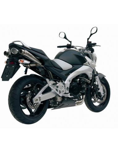 Silencieux double MIVV X-Cone inox Suzuki GSR600