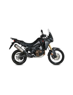 Silencieux MIVV Oval Carbon Cap titane Honda CRF1000L Africa Twin 2