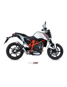 Silencieux MIVV GP inox brossé noir KTM 690 Duke 2