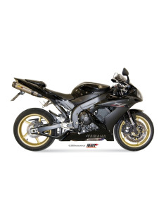 Silencieux double MIVV Suono inox/casquette carbone Yamaha YZF-R1 2