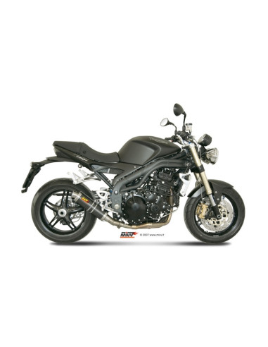 Silencieux MIVV GP carbone  Triumph Speed Triple 1050