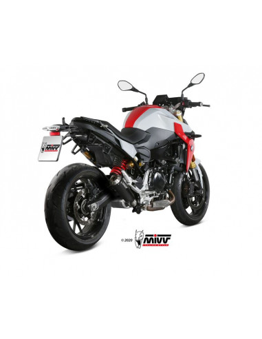 Silencieux MIVV X-M1 - Steel Black/inox BMW F900R