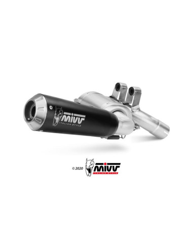 Silencieux MIVV X-M1 - Steel Black/inox BMW F900R