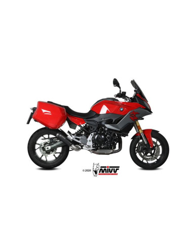 Silencieux MIVV X-M1 - Steel Black/inox BMW F900XR