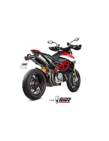 Silencieux double MIVV X-M1 - titane/inox Ducati Hypermotard 950/SP