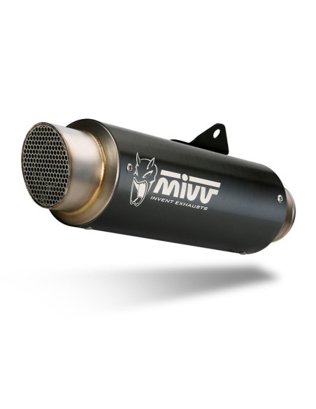 Silencieux MIVV GP-Pro Steel Black/casquette inox Kawasaki Z900