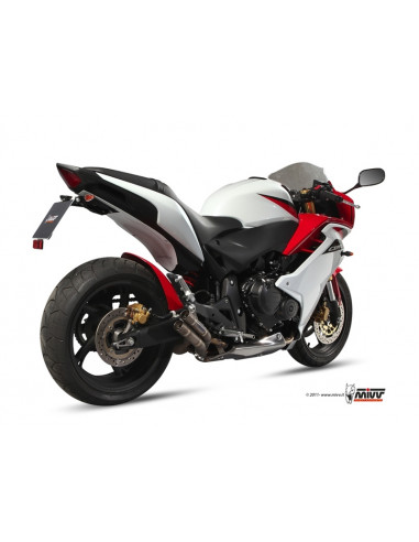 Silencieux MIVV Double Gun full titane Honda CBR600F/CB600F