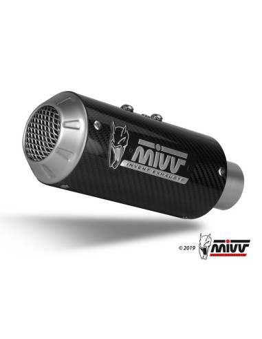 Silencieux MIVV MK3 carbone/casquette inox Benelli 502C