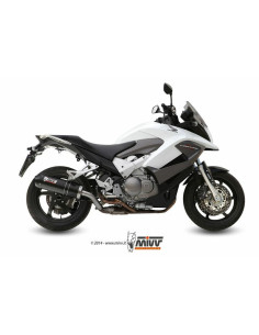 Silencieux MIVV Oval Carbon Cap carbone Honda VFR800 Crossrunner 2